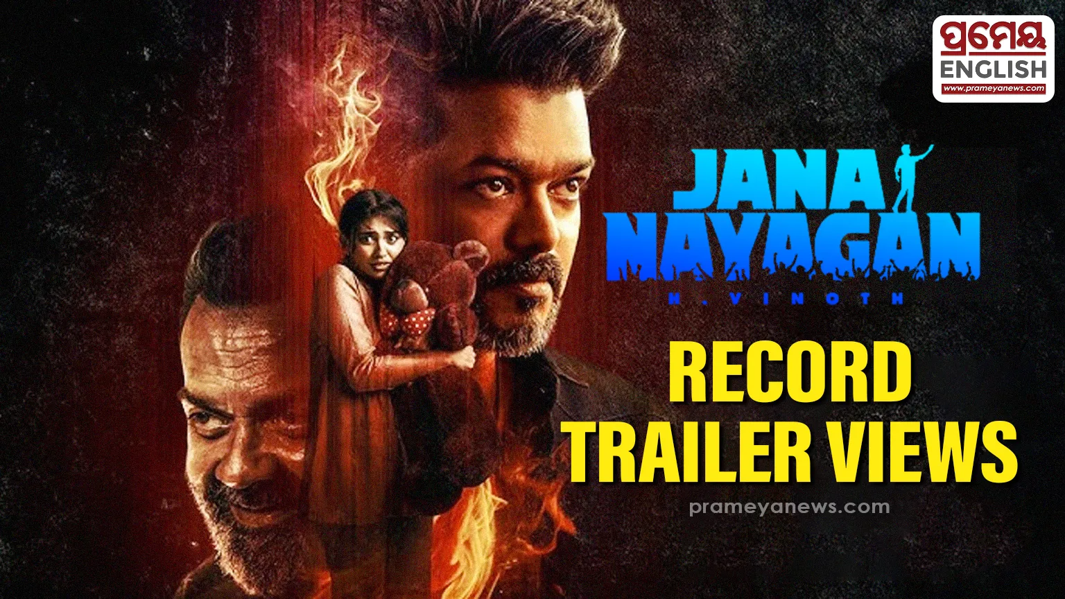 Thalapathy Vijay’s Jana Nayagan creates buzz with record-Breaking trailer views and anticipated Pongal release


