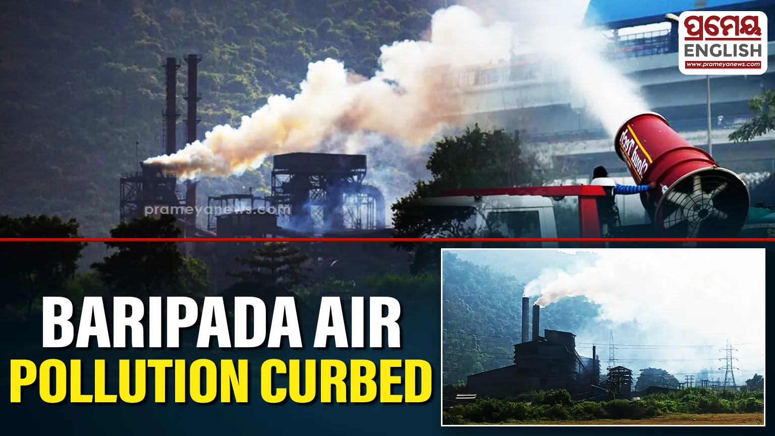 Mayurbhanj district implements strict measures to combat Air Pollution in Baripada

