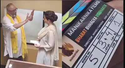 Kangana Ranaut returns to acting, begins shooting for upcoming patriotic film