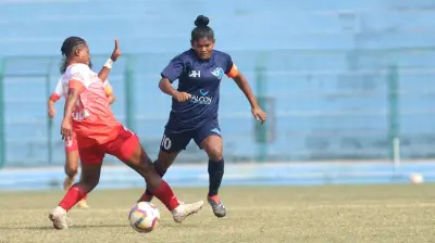 Nita beat Sribhumi Football Club in IWL
