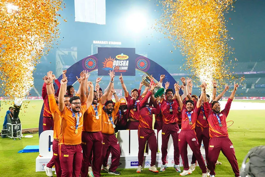 Keonjhar Miners crush Sambalpur Warriors to claim Odisha T20 League Championship Crown