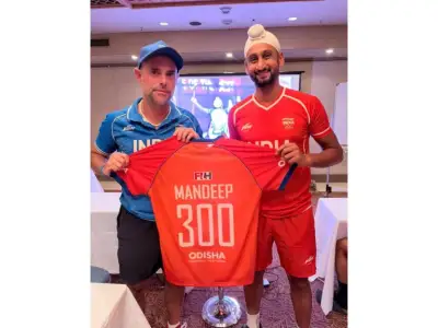 Indian Hockey star Mandeep Singh marks 300 Caps during Asian Games clash