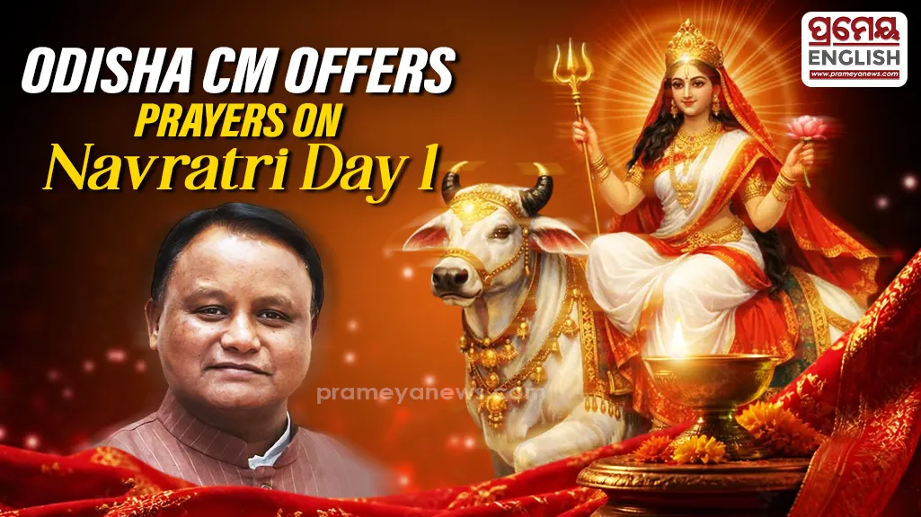 “On the first day of the holy Navratri, I bow before Maa Shailaputri. May the blessings of the Goddess fill everyone's lives with happiness and peace,” Majhi said in his X post.
