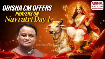 Odisha CM bows to Maa Shailaputri on auspicious first day of Navratri