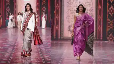 Times Fashion Week: 14 Odisha women weavers walk the ramp alongside professional models in Bhubaneswar
