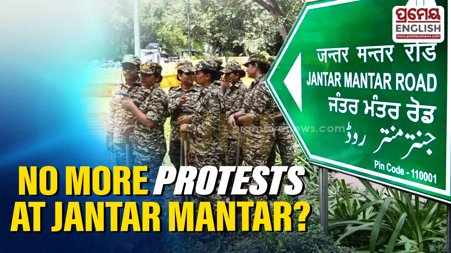 Delhi Police Closes Jantar Mantar for Protests, Shifts Demonstrations to 3 New Sites