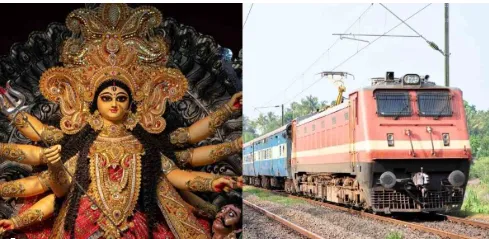 Puja special trains between Sambalpur and Santragachi-Kolkata to clear festive rush