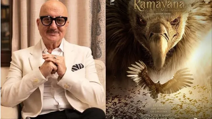 Ramayana’ makers unveil Jatayu poster, Anupam Kher lends voice
