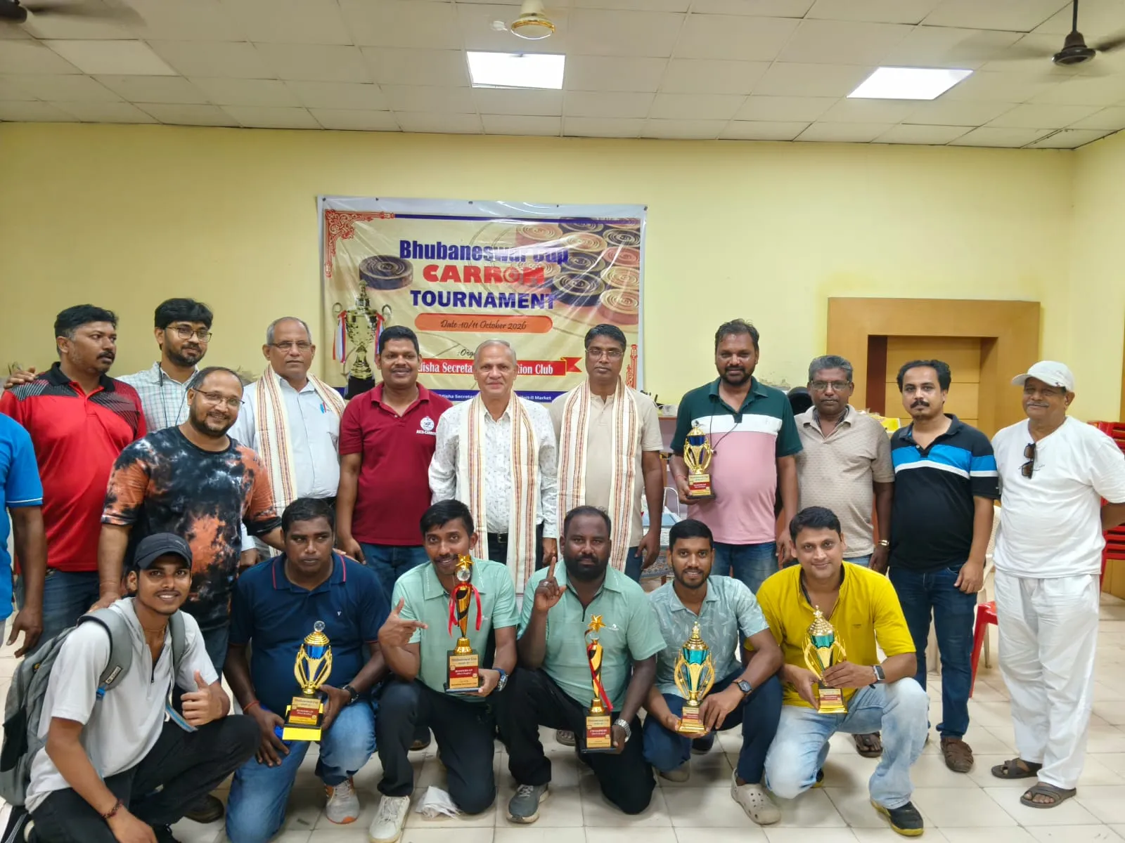 Bhubaneswar Cup Carrom Tournament concluded