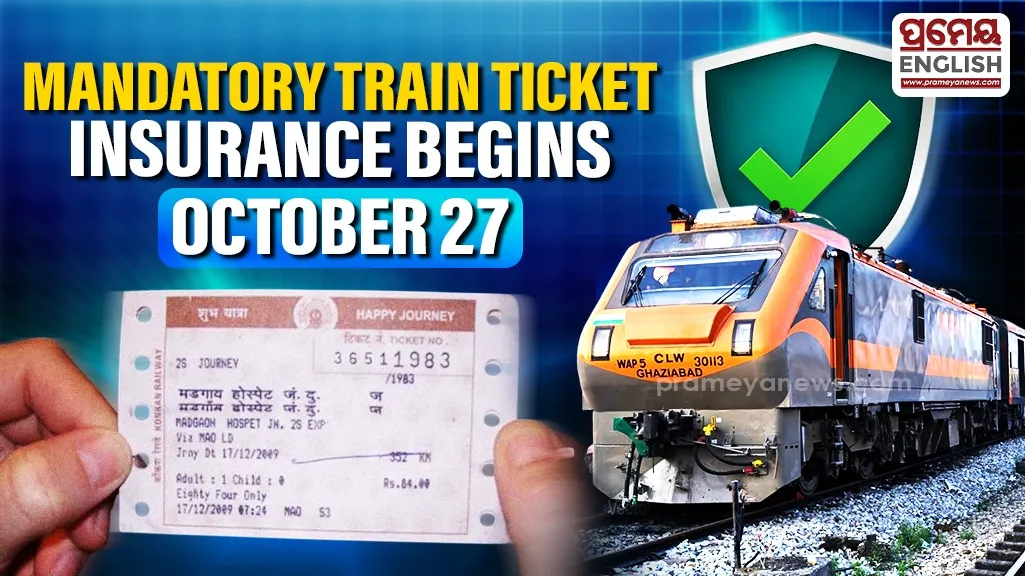 Supreme Court mandates Railway Ticket insurance for all offline purchases starting October 27