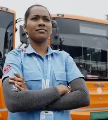 Behind the wheel of change: Shubhalakshmi Mahananda, Odisha’s first woman electric bus driver