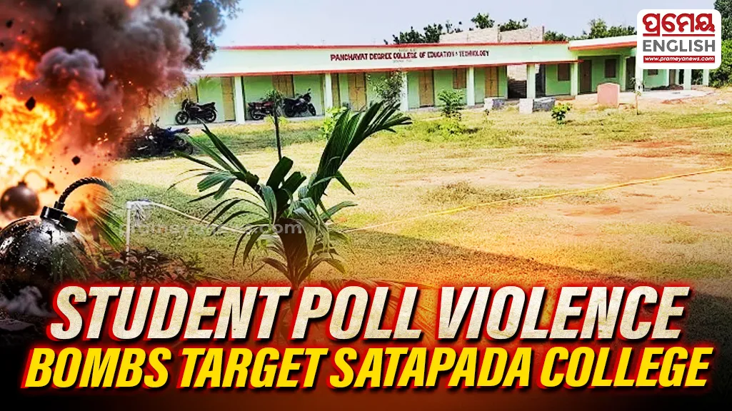 Student election: Bombs hurled at Satapada College