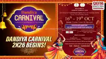 Bhubaneswar prepares for four Night Navratri and Dandiya Carnival 2K26 Festivities at Crystal Crown