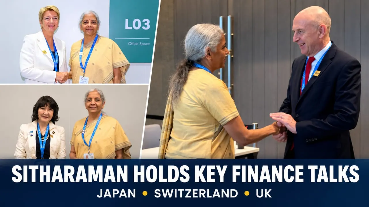 Sitharaman holds talks with Japan, Switzerland, UK on investment, FinTech cooperation