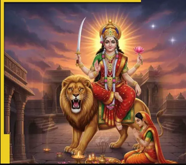 Navratri Day 6: Devotees worship Maa Katyayani, the Goddess of courage and strength