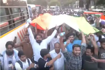 Tiranga Rally held at Delhi’s Connaught Place soon after CJP founder Abhijeet Dipke Detained