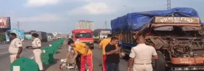 Odisha: Truck driver killed in collision with container truck on NH-16, Janla overbridge