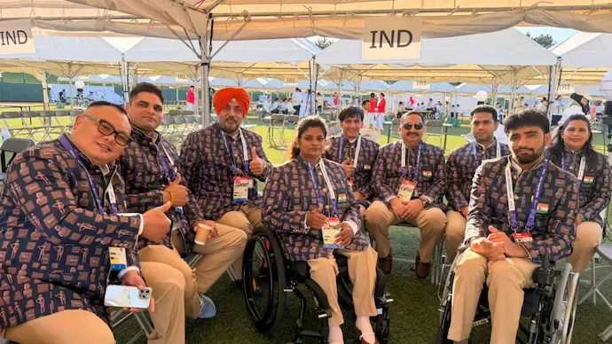 Indian contingent dazzles Nagoya crowd in heritage blazers during para sports opening ceremony