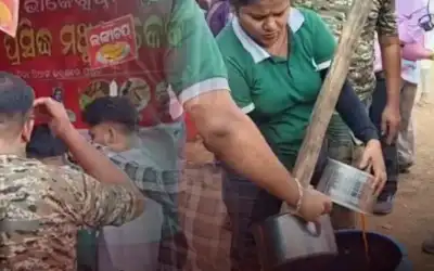 Food Safety department raids food stalls at Rasulgarh Puja Pandal
