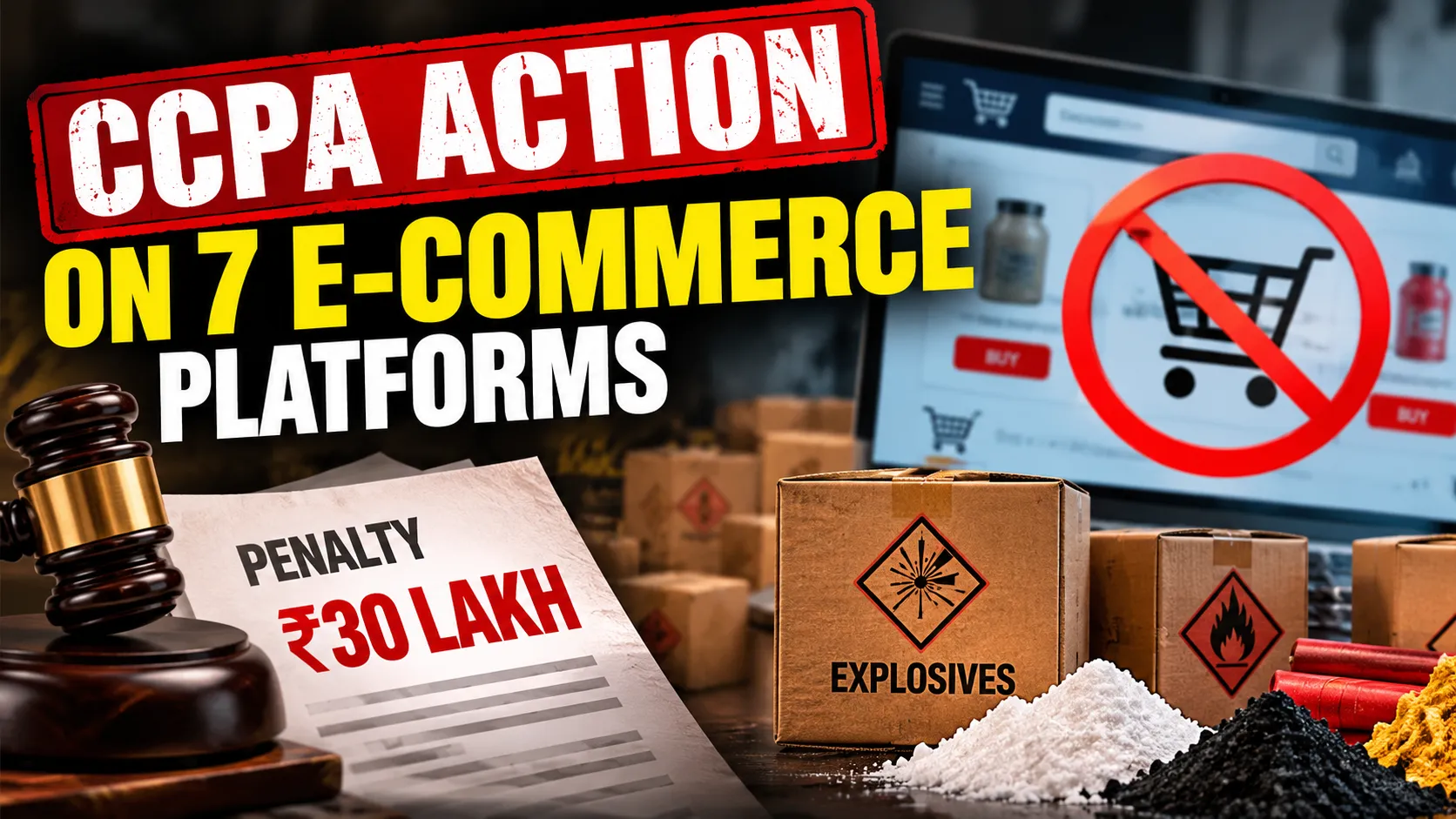 7 e-commerce platforms under CCPA scanner; 3,940 Sellers and listings delisted