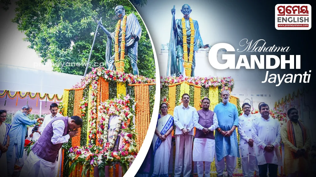 Gandhi Jayanti 2026: CM Majhi, Governor Pay tribute to Mahatma Gandhi