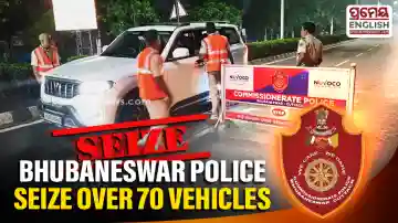 Bhubaneswar police launch night blocking drive; over 70 vehicles seized