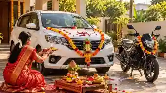 Dussehra 2026: Vehicle puja takes centre stage across Bhubaneswar