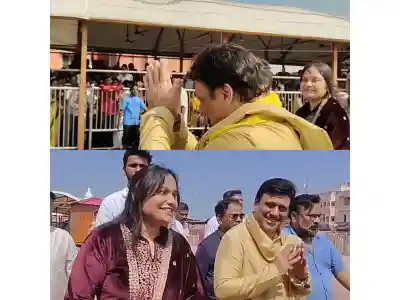 Govinda offers prayers at Puri Jagannath Temple