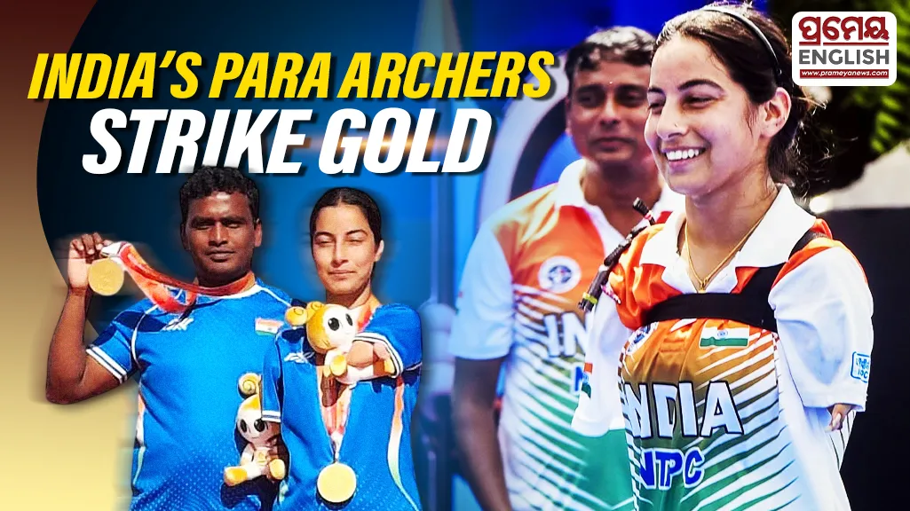 Indian para archers Sheetal Devi and Toman Kumar clinch compound mixed team gold in Nagoya