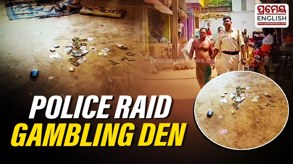 Police raid gambling den in Puri village, several detained

