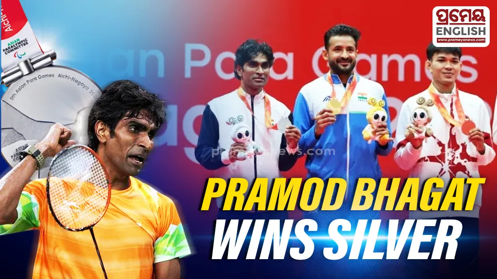Odisha star Pramod Bhagat secures silver medal in Men’s Singles at 2026 Asian Para Games