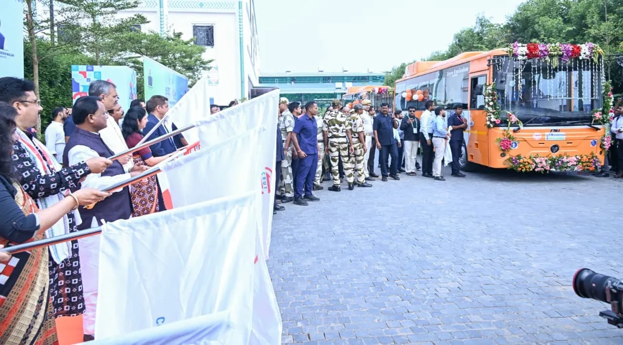 CM Mohan Majhi launches 26 e-bus services; public transport to expand to nine more cities