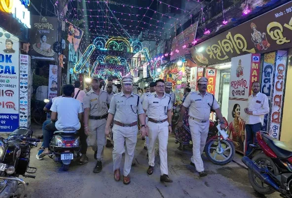 Police tighten security for peaceful Gajalaxmi Puja in Odisha's Kendrapada