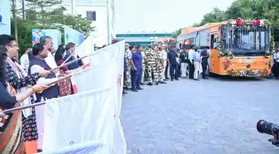 CM Mohan Majhi launches 26 e-bus services; public transport to expand to nine more cities
