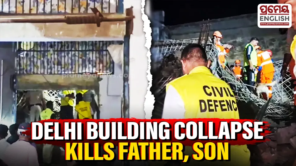 New Delhi: Harsh Vihar building collapse claims lives of father and son
