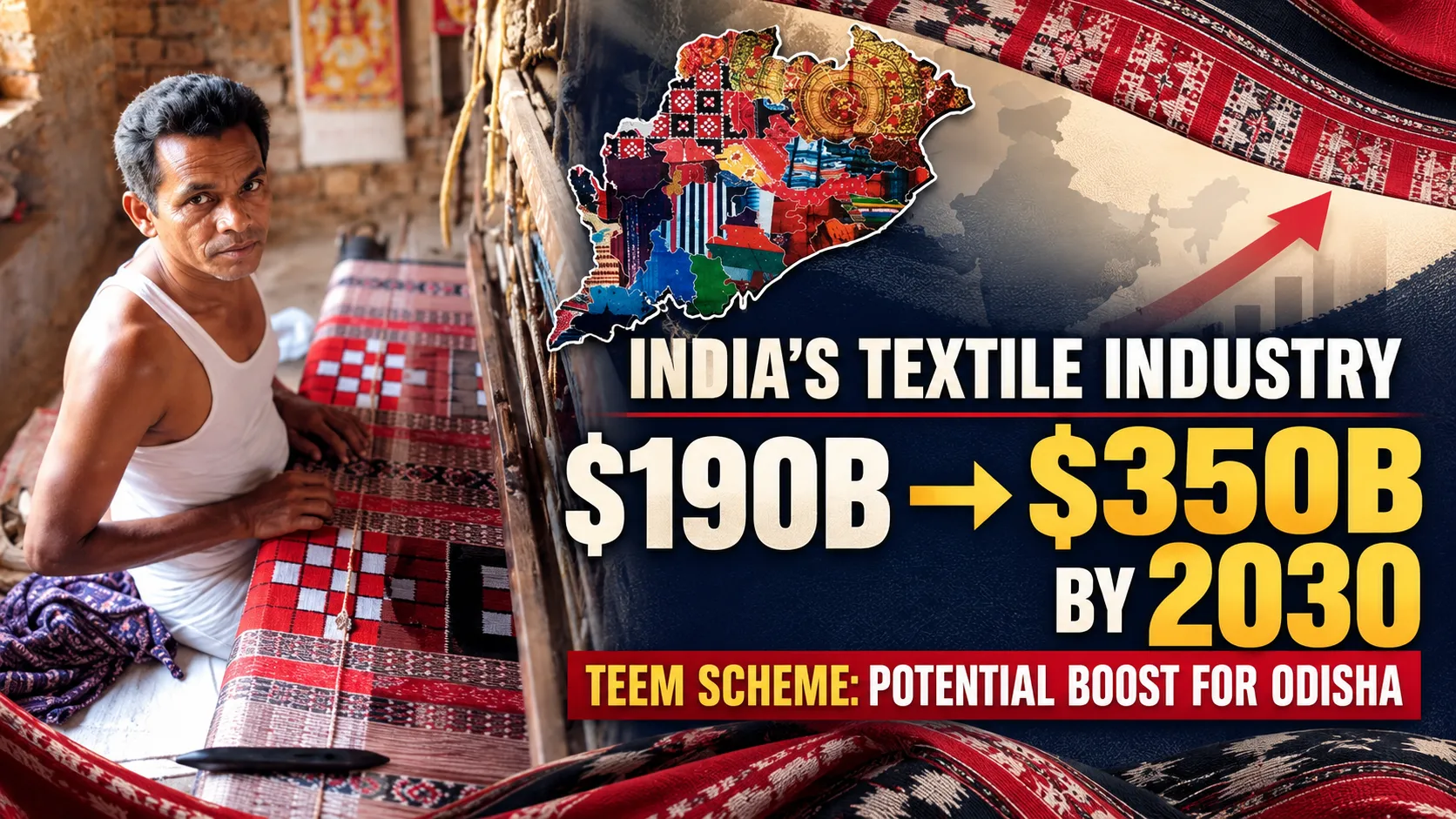 India’s textile industry targets $350 billion by 2030; TEEM scheme may benefit Odisha