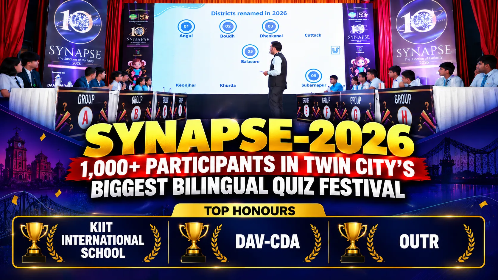 Synapse 2026: Over 1,000 Students Participate in Cuttack Quiz Festival