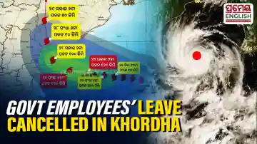 Cyclone Threat: Khordha Collector cancels leave of all government employees till Oct 31