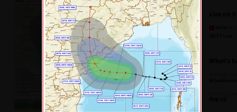 Cyclone ‘Arnab’ intensifies; Odisha braces for three days of heavy rain