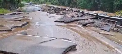 Landslide blocks Balibada ghati road in Odisha’s Gajapati, six villages cut off
