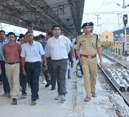 East Coast Railway GM inspects Puri railway station, stresses passenger amenities