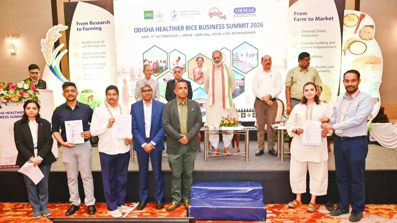 Healthier Rice Business Summit: Odisha launches market-oriented ecosystem with Rs 6 crore MoUs

