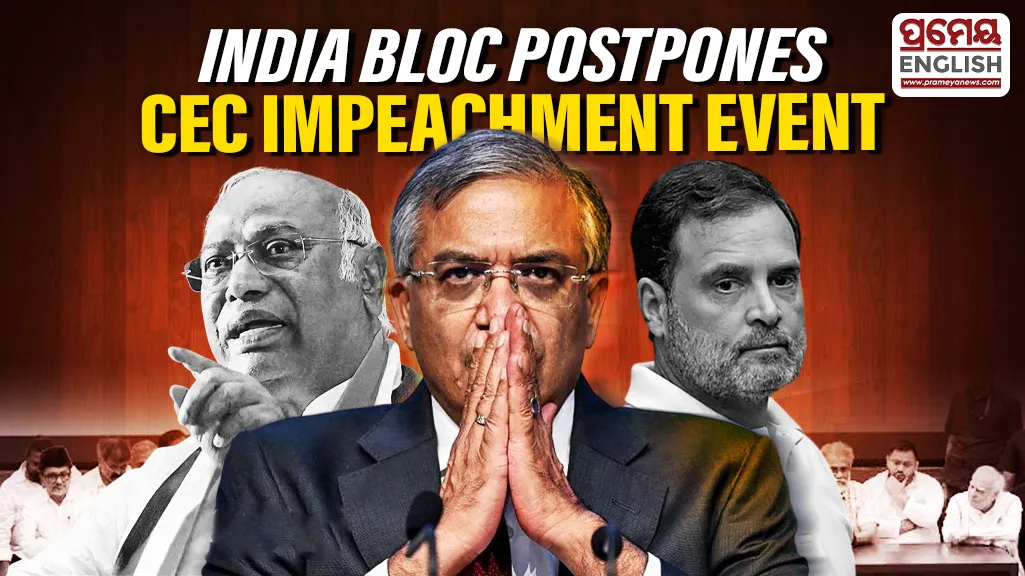 INDIA bloc defers public impeachment event against CEC to October 31