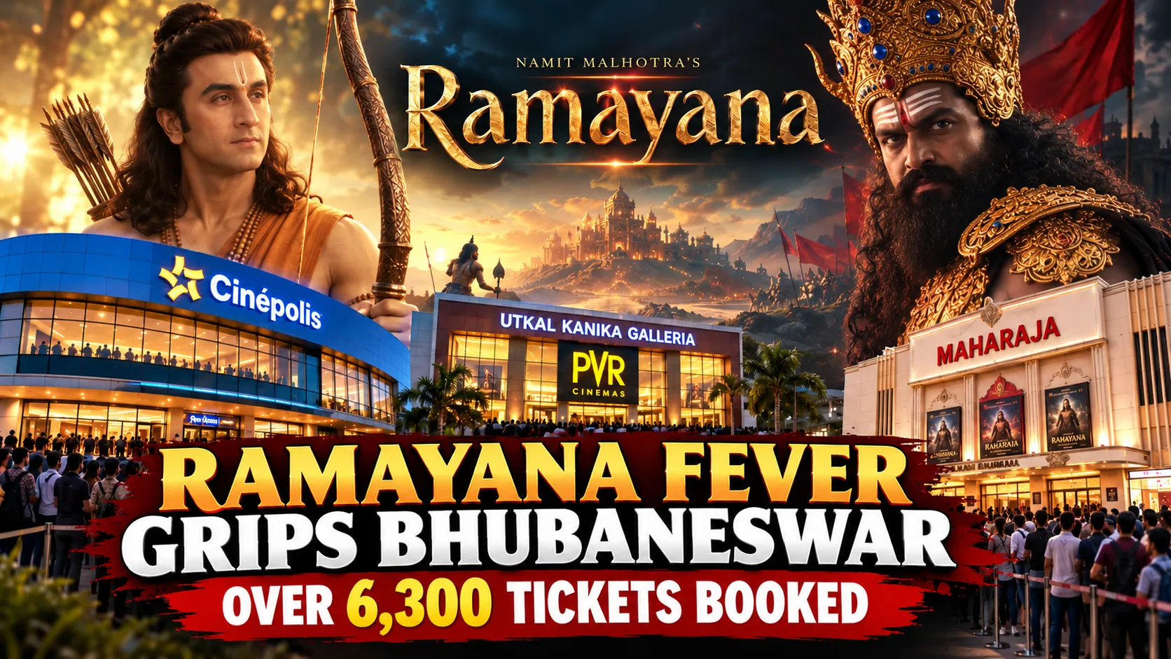 Ramayana fever grips Bhubaneswar; over 6,300 tickets booked ahead of November 5 release