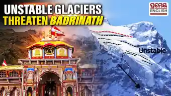 Badrinath temple threatened by hanging glaciers