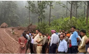 Search operation continues for 12 missing persons after landslide in Ganjam-Kandhama border 