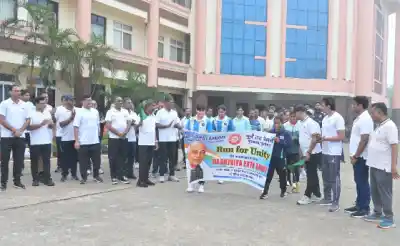 National Unity Day: East Coast Railway organises ‘Run for Unity’ rally in Bhubaneswar