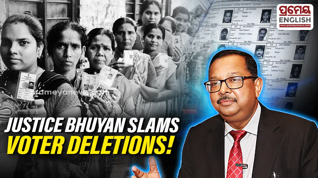 Justice Ujjal Bhuyan on SIR and voters deletion