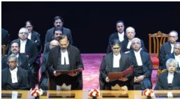 CJI Surya Kant administers oath to three new Supreme Court judges