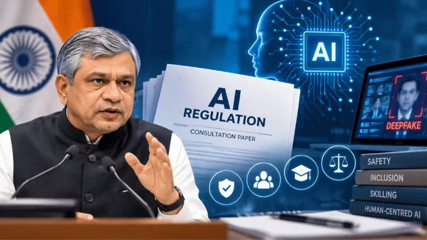AI regulation framework in works, consultation paper due next month: Vaishnaw